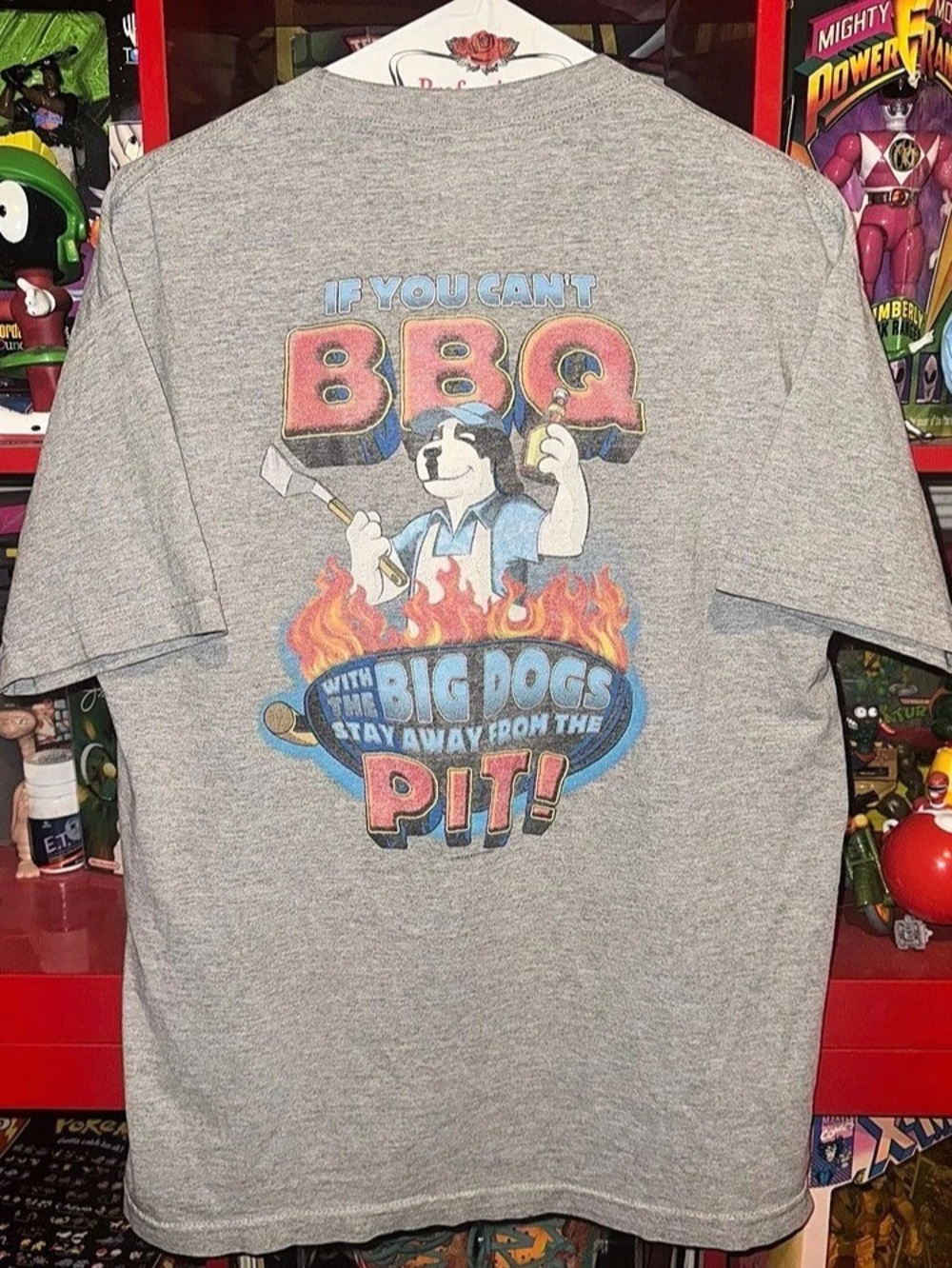 Vintage 03” Big Dogs x BBQ parody T-shirt